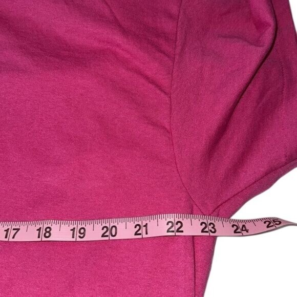 Blair Women's  XL Pink Short Sleeve Crewneck Sweatshirt - Picture 4 of 5